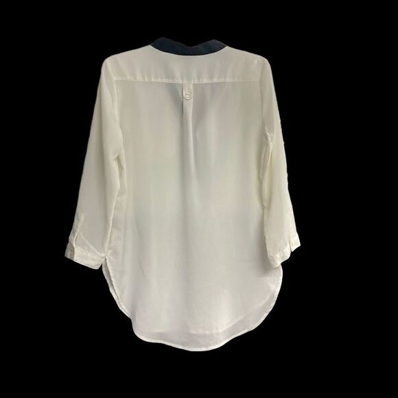 B.WEAR WOMEN’s Tunic Ivory Size Large - Picture 3 of 10